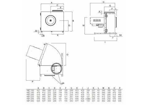 Systemair KBT 160E4