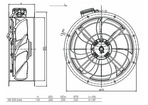 Systemair AR 200E4 SILEO