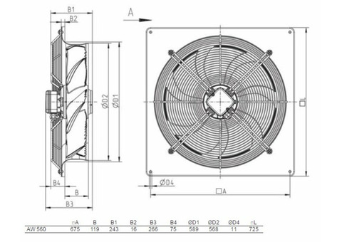 Systemair AW 560E4 SILEO