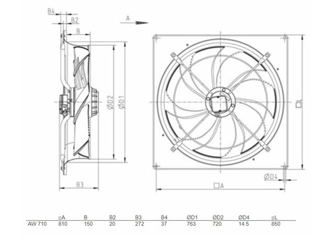 Systemair AW 710E6 SILEO