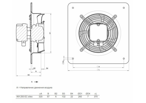 Systemair AW 250 EC sileo