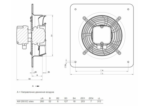 Systemair AW 200 EC sileo