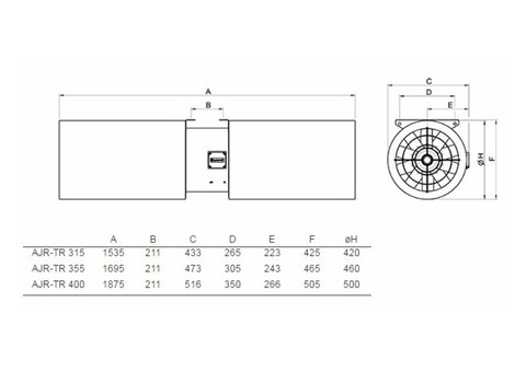 Systemair AJR 315-2/4-TR