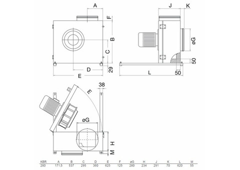 Systemair KBR 280D2