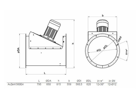 Systemair AxZent 560E4