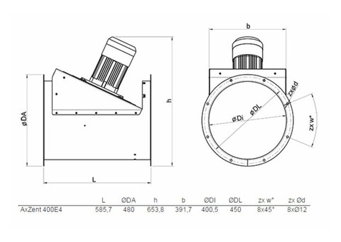 Systemair AxZent 400E4