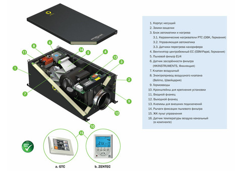 VentMachine Колибри-500 EC GTC