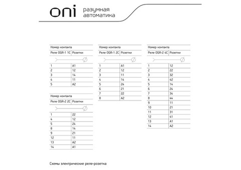 Розетка IEK ORS-G-1-1 для реле OGR-1 1C ONI