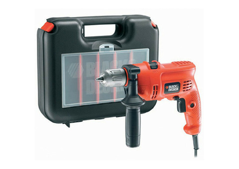 Дрель ударная Black+Decker KR504CRESK