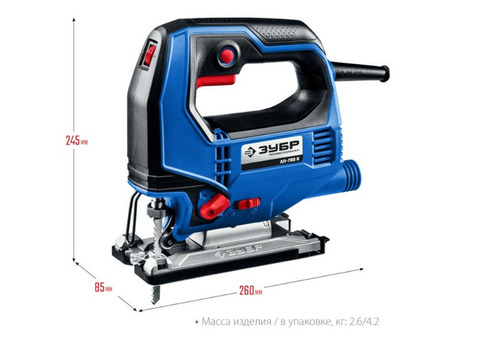 Электрический лобзик Зубр Профессионал ЛП-700 К