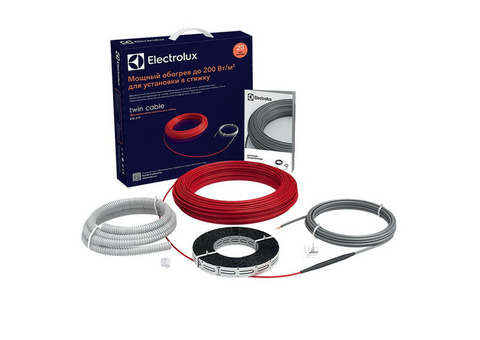 Теплый пол Electrolux Twin Cable ETC 2-17-1000 двухжильный 1000 Вт 58,8 м