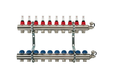 Коллекторная группа Uni-Fitt со встроенными расходомерами 1