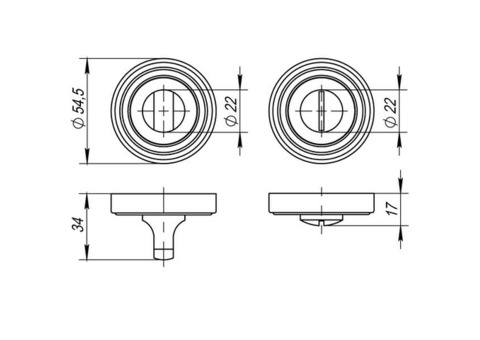 Накладка фиксатор Punto BK6 ML ABG-6