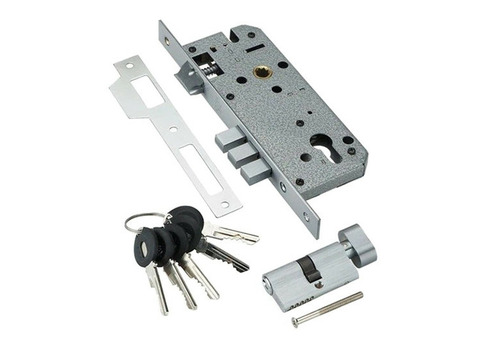 Замок врезной Adden Bau Lock 4585 5-60B D хром