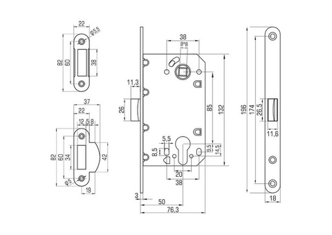 Корпус замка Palladium 600 CP