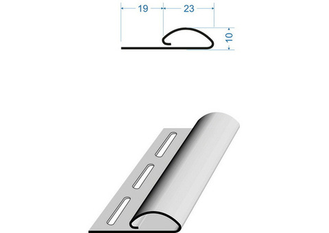 Планка финишная Docke Lux Яблоня 3050 мм