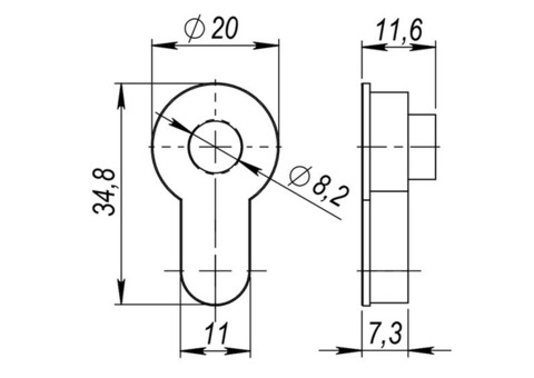 Вставка под шток Armadillo для Cylinder ABL-18