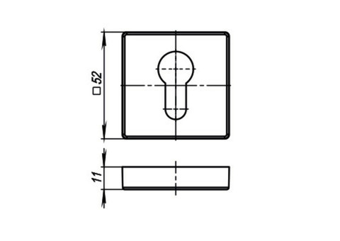 Накладка под цилиндр Armadillo Cylinder ET USQ SN-3