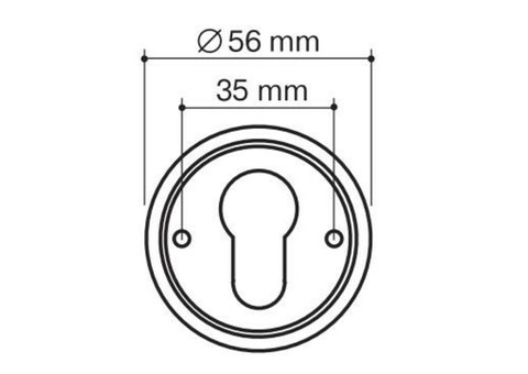 Накладка под цилиндр Armadillo Cylinder ET-1AB/GP-7