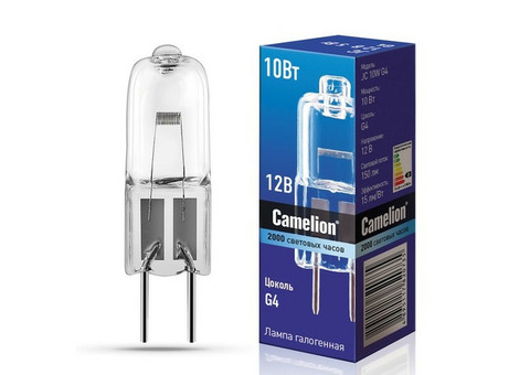 Лампа галогенная Camelion JC 2167 G4 10 Вт