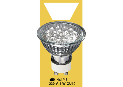 Лампочка Star Trading 347-48 LED 230V 1W белая холодная