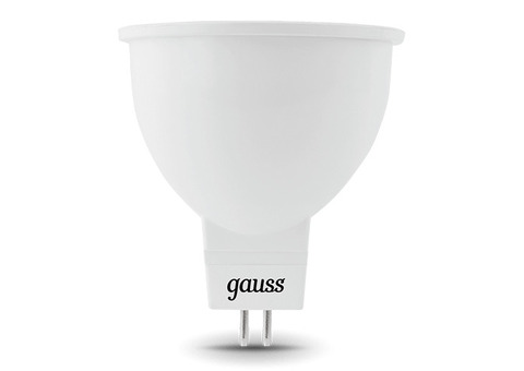 Лампа светодиодная Gauss 101505105-D MR16 5W GU5.3 3000K диммируемая