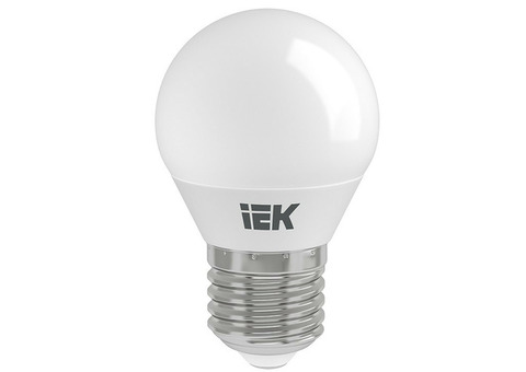 Лампа светодиодная IEK Eco G45 7W Е27 3000К