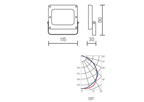 Прожектор светодиодный Varton FL Basic 2.0 V1-I0-70376-04L05-6501050 10 Вт 5000 K