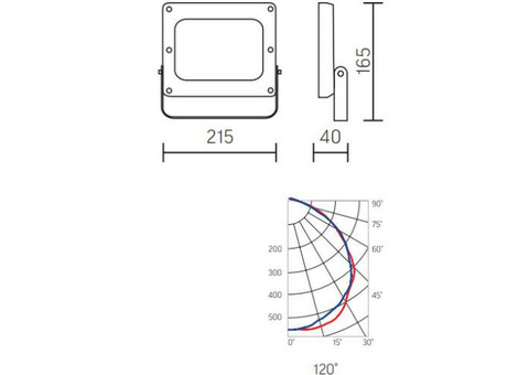 Прожектор светодиодный Varton FL Basic 2.0 V1-I0-70378-04L05-6505050 50 Вт 5000 K