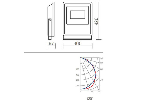 Прожектор светодиодный Varton FL Basic 2.0 V1-I0-70392-04L05-6515040 150 Вт 4000 K