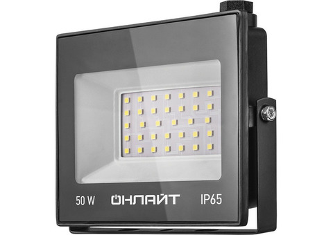 Прожектор светодиодный Онлайт OFL-50-4K-BL-IP65-LED 50W IP65 4000К