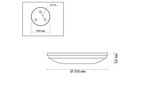 Cветильник настенно-потолочный Odeon Light Walli Pelow 4956/4 40 Вт