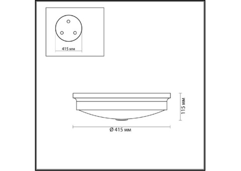 Светильник настенно-потолочный Odeon Light Marsei 4825/4C