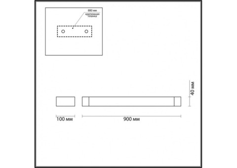 Светильник настенный Odeon Light Arno 3888/24WB