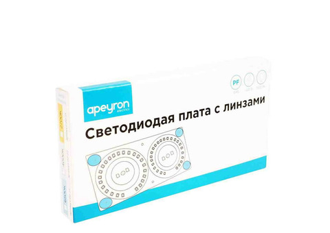 Плата светодиодная с линзой Apeyron 02-21 160х80 мм