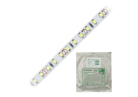 Лента светодиодная Volpe ULS-Q331 2835 120LED IP20 DC12V 9,6W WW 5 м