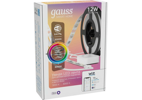 Светодиодная лента Gauss Smart Home 5010122 12 Вт 3000-6000К 3 м