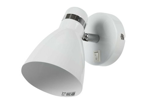 Спот Arte Lamp Mercoled A5049AP-1WH белый 1хE27х40W