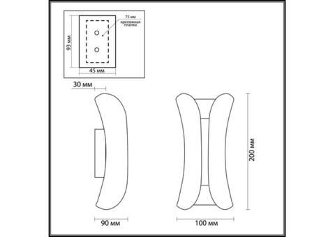 Светильник уличный Odeon Light Krista 3886/6BG