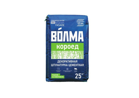 Состав штукатурный декоративный Волма Короед 25 кг