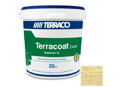 Штукатурка декоративная Terraco Terracoat XL 2,5 мм 25 кг