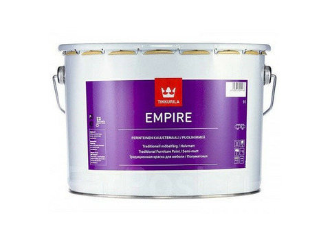 Краска для мебели Tikkurila Empire основа C полуматовая 9 л