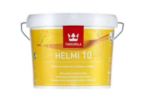 Краска для мебели Tikkurila Helmi 10 А матовая 2,7 л