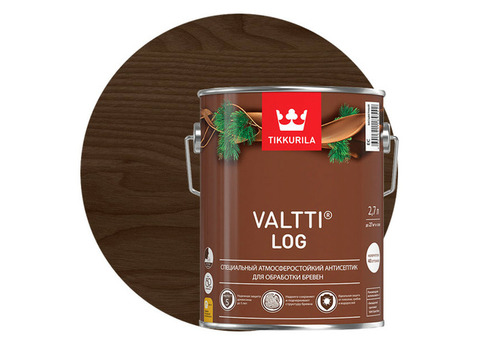 Антисептик Tikkurila Valtti Log палисандр 2,7 л