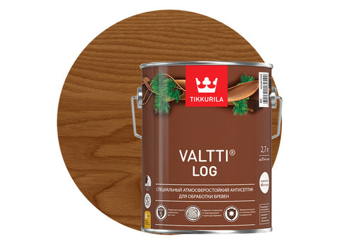 Антисептик Tikkurila Valtti Log тик 2,7 л