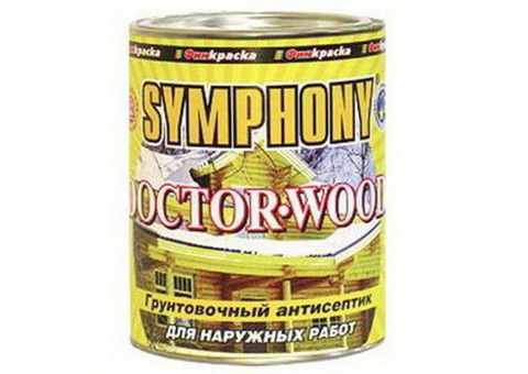 Антисептик грунтовочный Symphony Doctor-wood 9 л