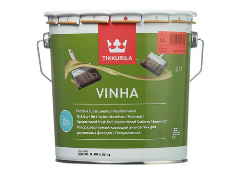 Антисептик кроющий Tikkurila Vinha VC 2,7 л