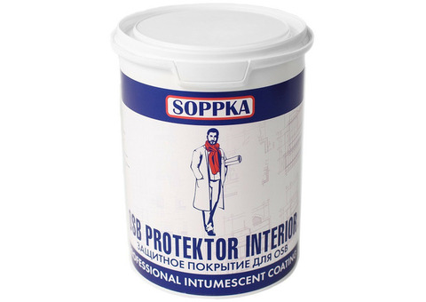 Защитное покрытие Soppka OSB Protektor Interior огнебиозащитное 1 кг