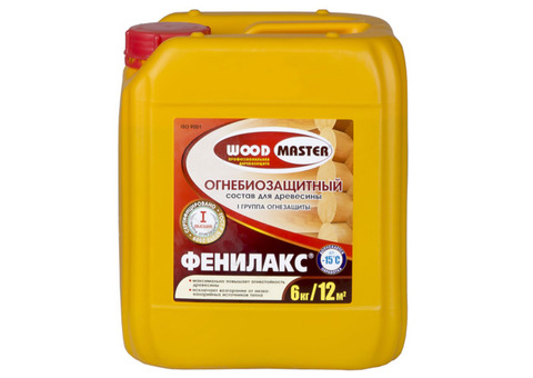 Огнебиозащитный состав Woodmaster Фенилакс 6 кг