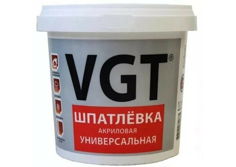 Шпатлевка акриловая универсальная VGT 1,7 кг